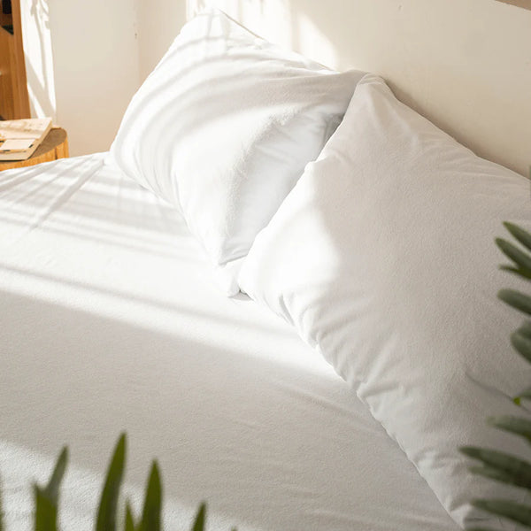 Pair Of Flannel Waterproof Pillow Covers