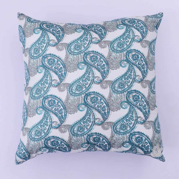 Embellished Fine Cotton Cushion 16 x 16 inches 1040384