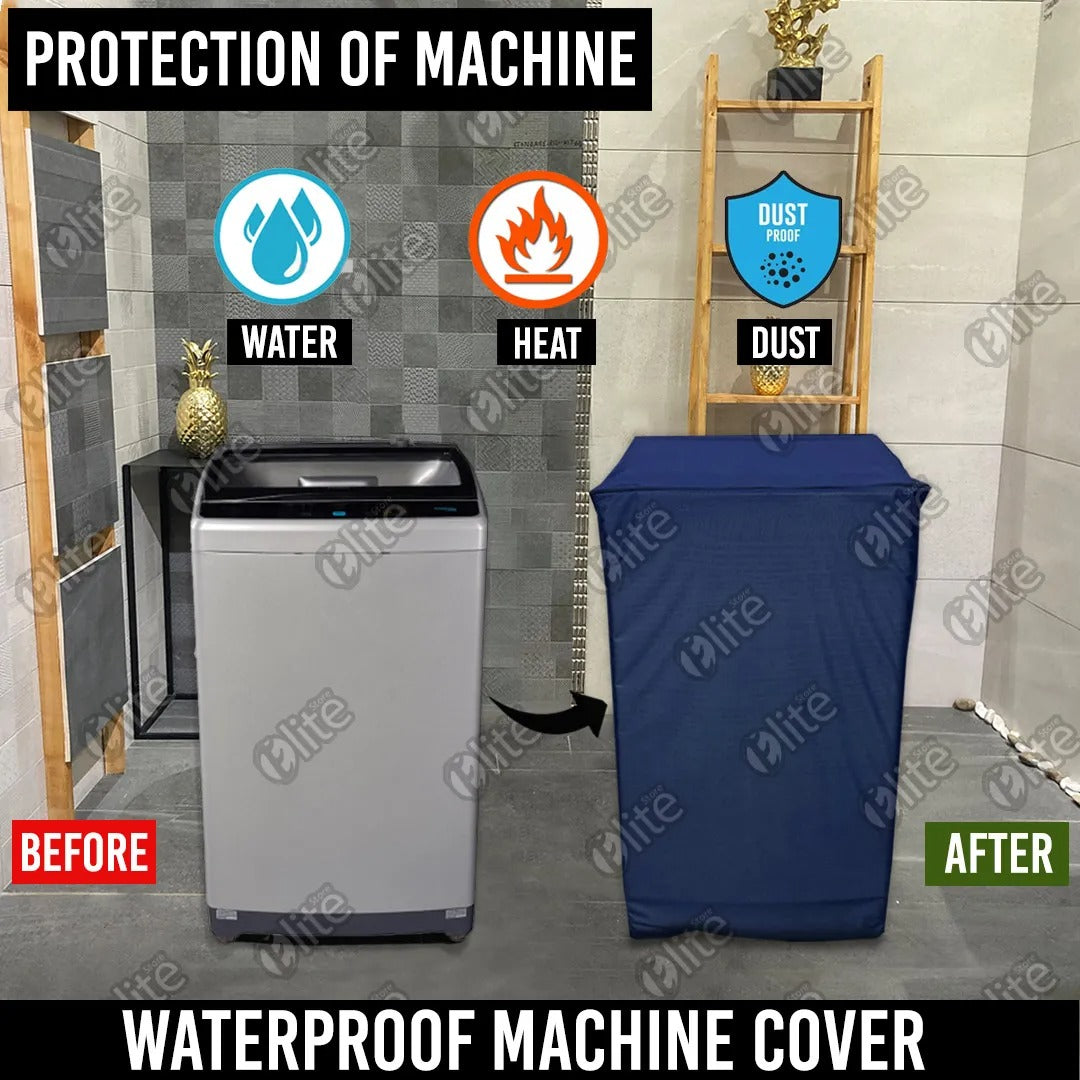 100% Waterproof Top Loaded Washing Machine Covers In 5 Colors ...