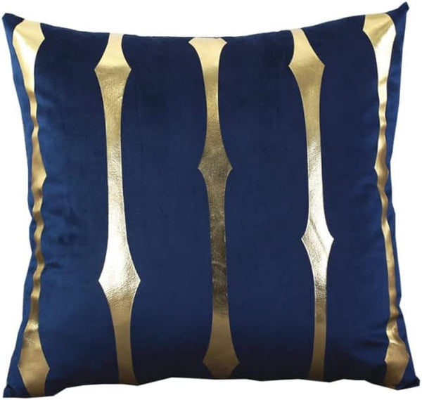 Luxury Foil Print Velvet Cushion 16 x 16 inches 1040321