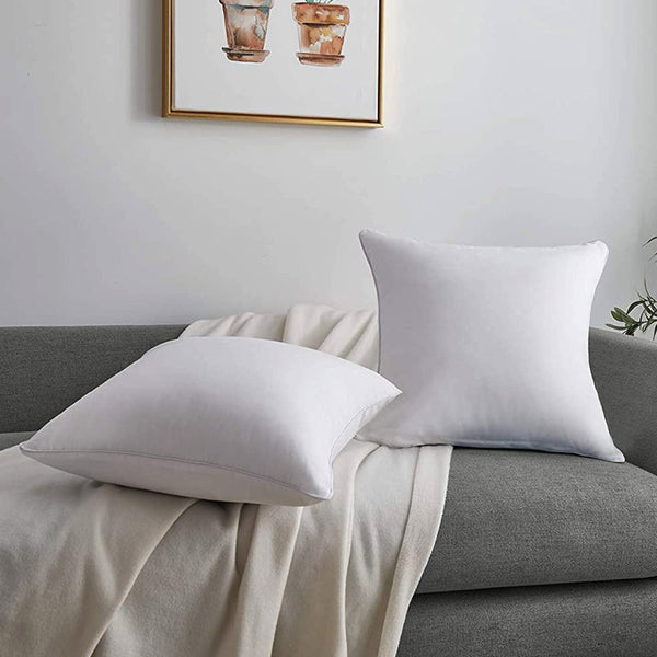 Ball Fiber Cushion Insert With Cotton Cover Size 18 x 18 Inch